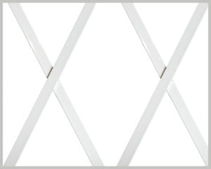 Diagonal Grid White