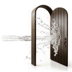 Fiberglass door Hydroshield technology