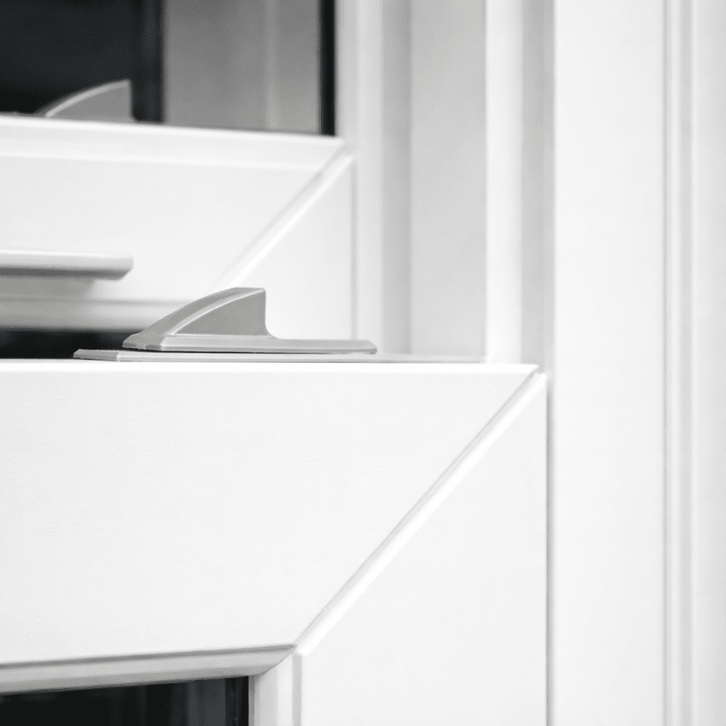 Clean corner shadow grooving on fusion welded sash