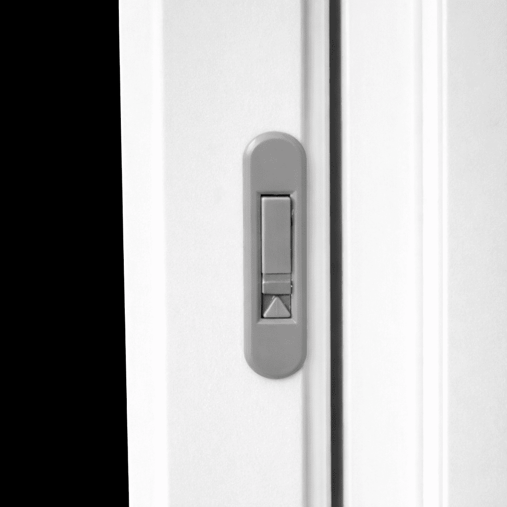 Forced entry rated night latch for safe ventilation